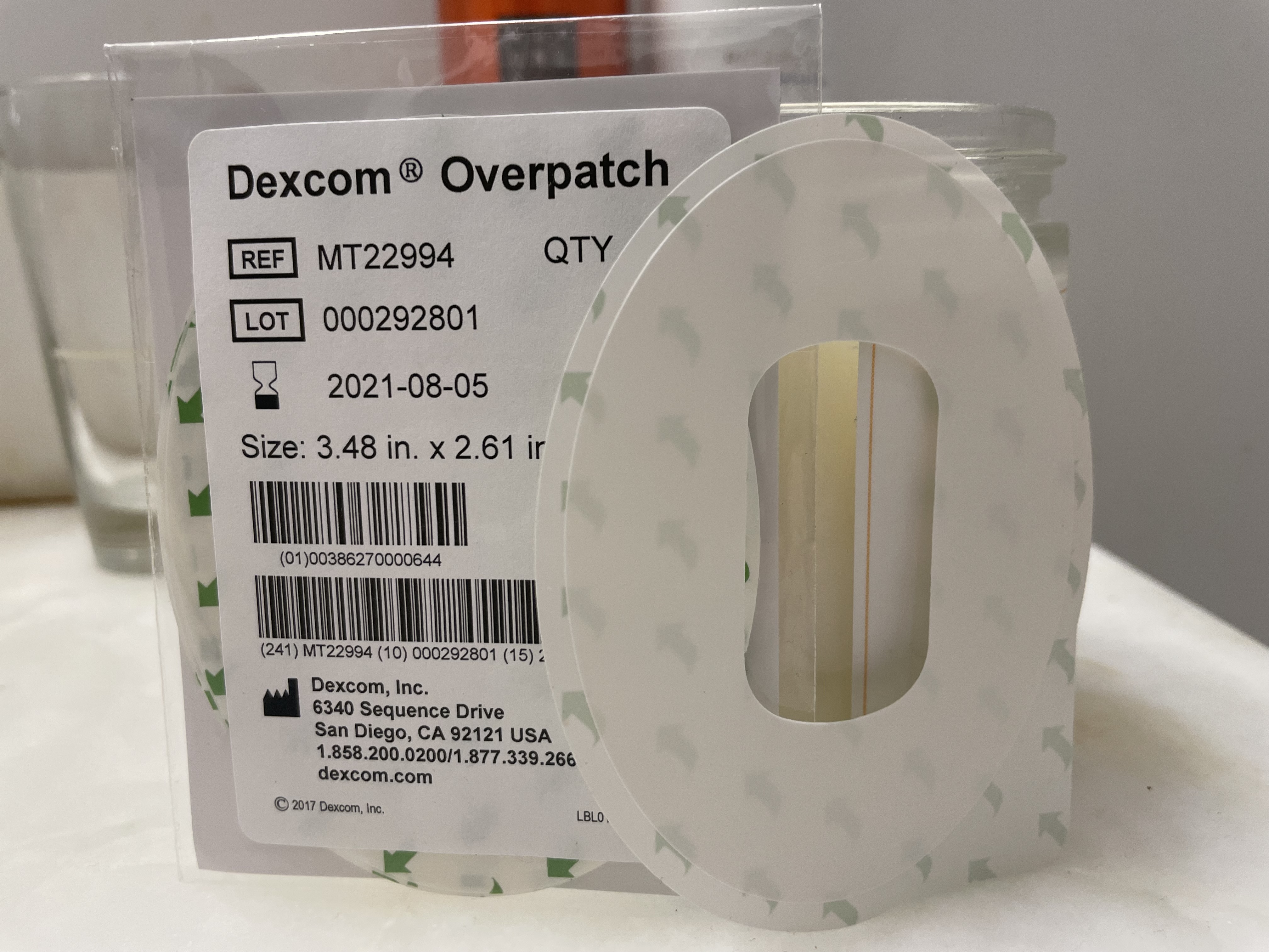Dexcom offers Overpatches for the G6